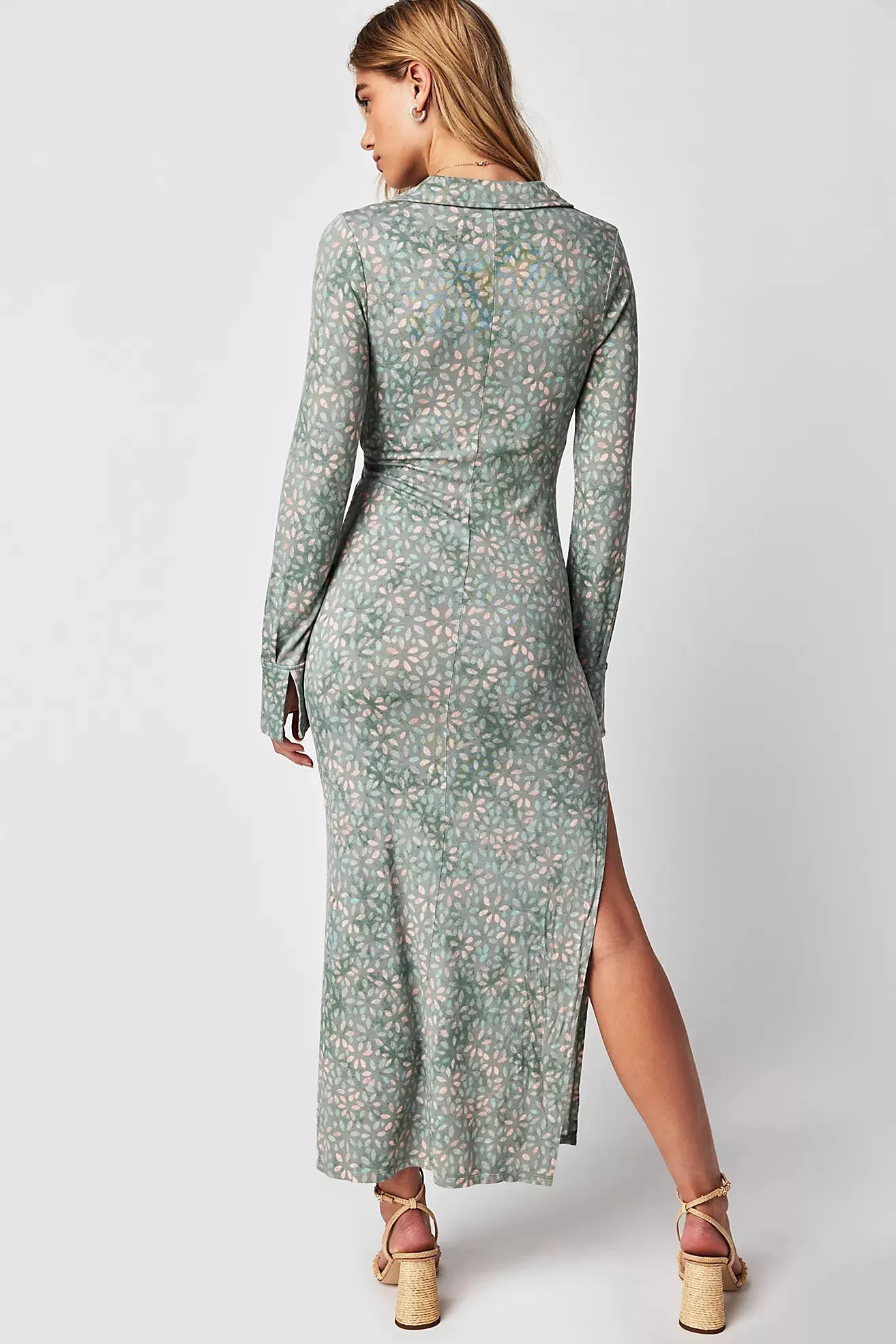 Shayla Wrap Midi (Mint Combo)