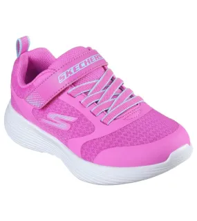 Skechers Girls Pink Mesh Slip On Trainer GO RUN 400 V2 - Venice Morning 303560L