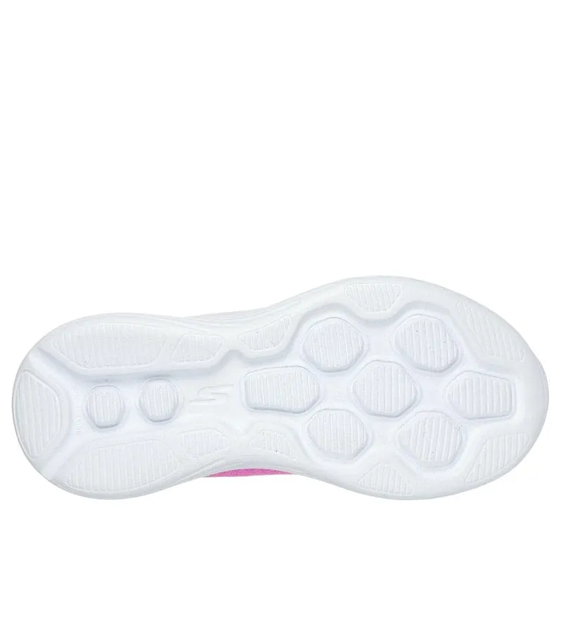 Skechers Girls Pink Mesh Slip On Trainer GO RUN 400 V2 - Venice Morning 303560L