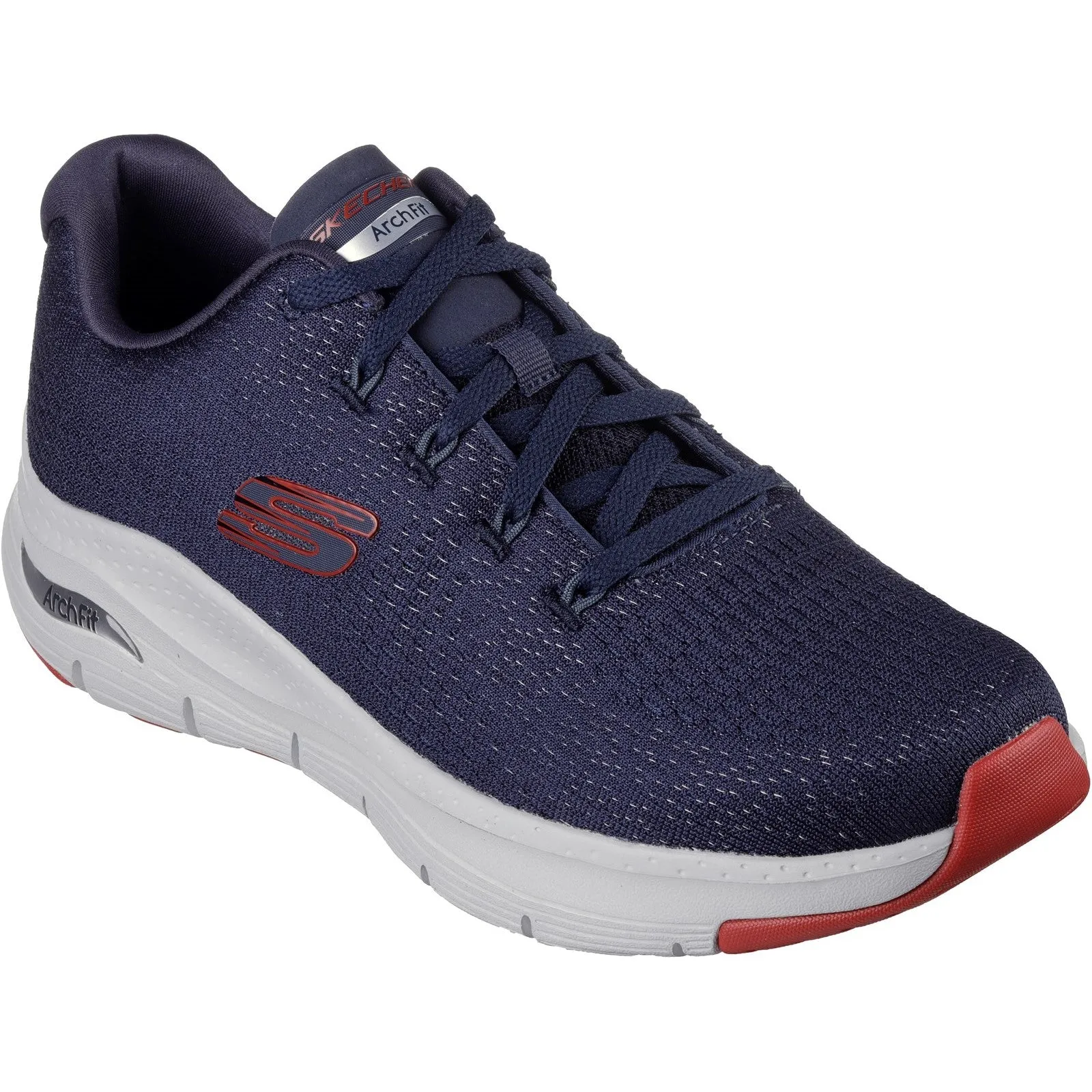 Skechers Mens Arch Fit Takar Trainers - Navy