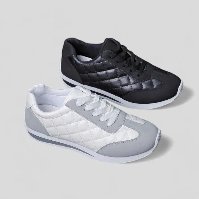 SooFeet New Women's Orthopedic Casual Walking Sneakers Flat Lace-up Shoes