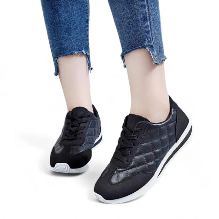 SooFeet New Women's Orthopedic Casual Walking Sneakers Flat Lace-up Shoes