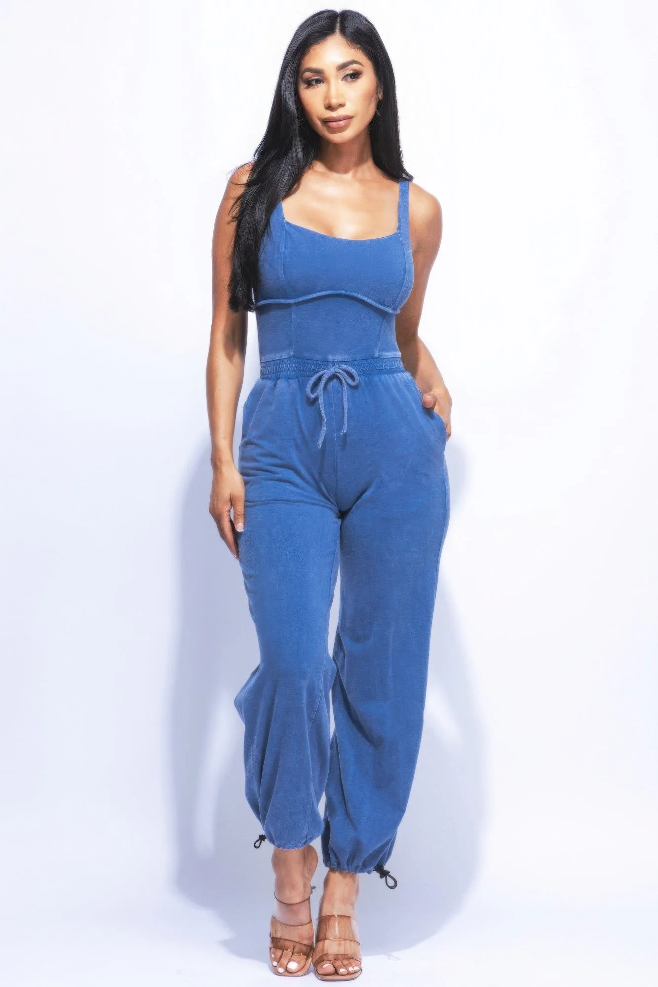 Stone Washed Jumpsuit