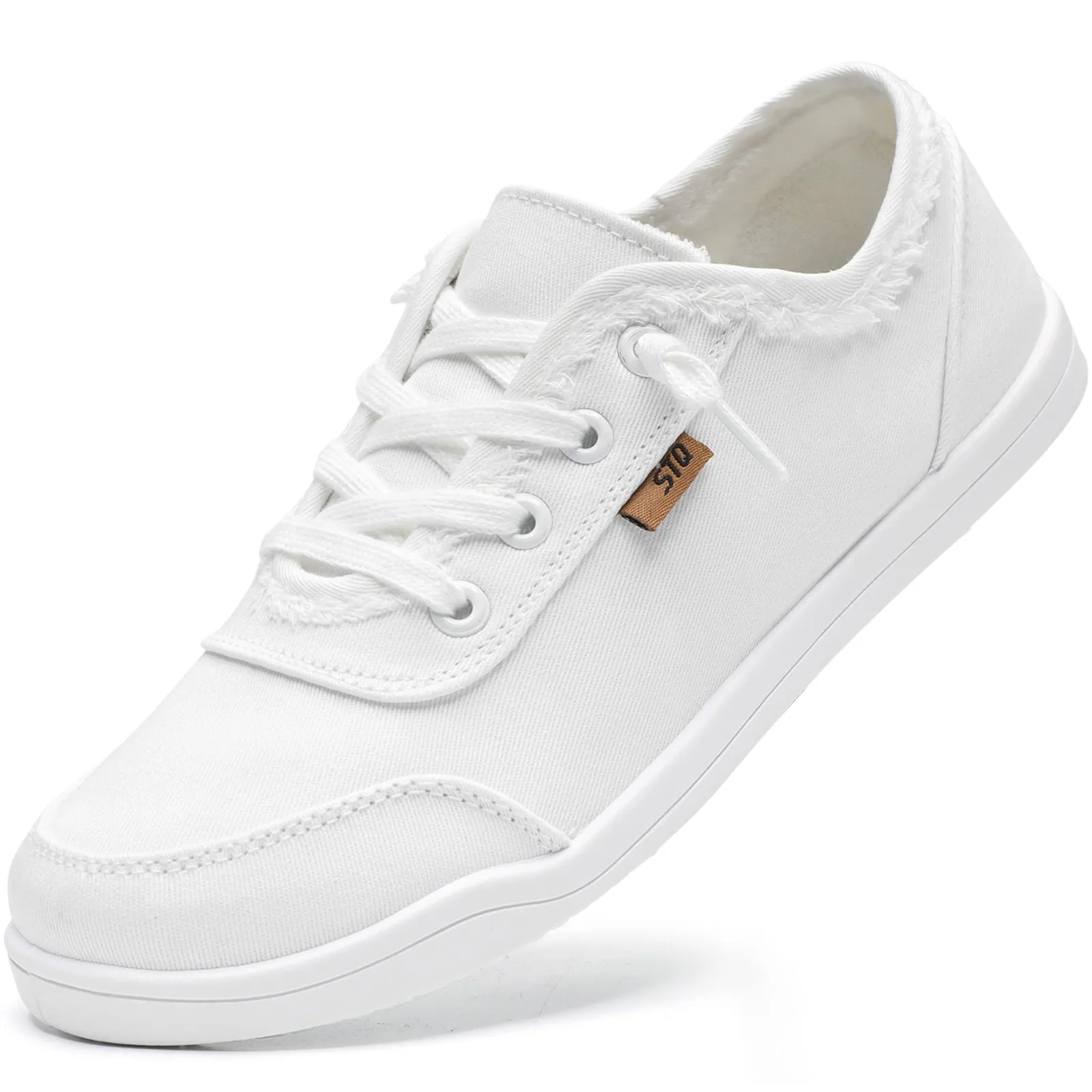 STQ Women Slip On Shoeswith Orthopedic Insole Low Top Classic Fashion Canvas Sneakers | Plantar Fasciitis Shoes