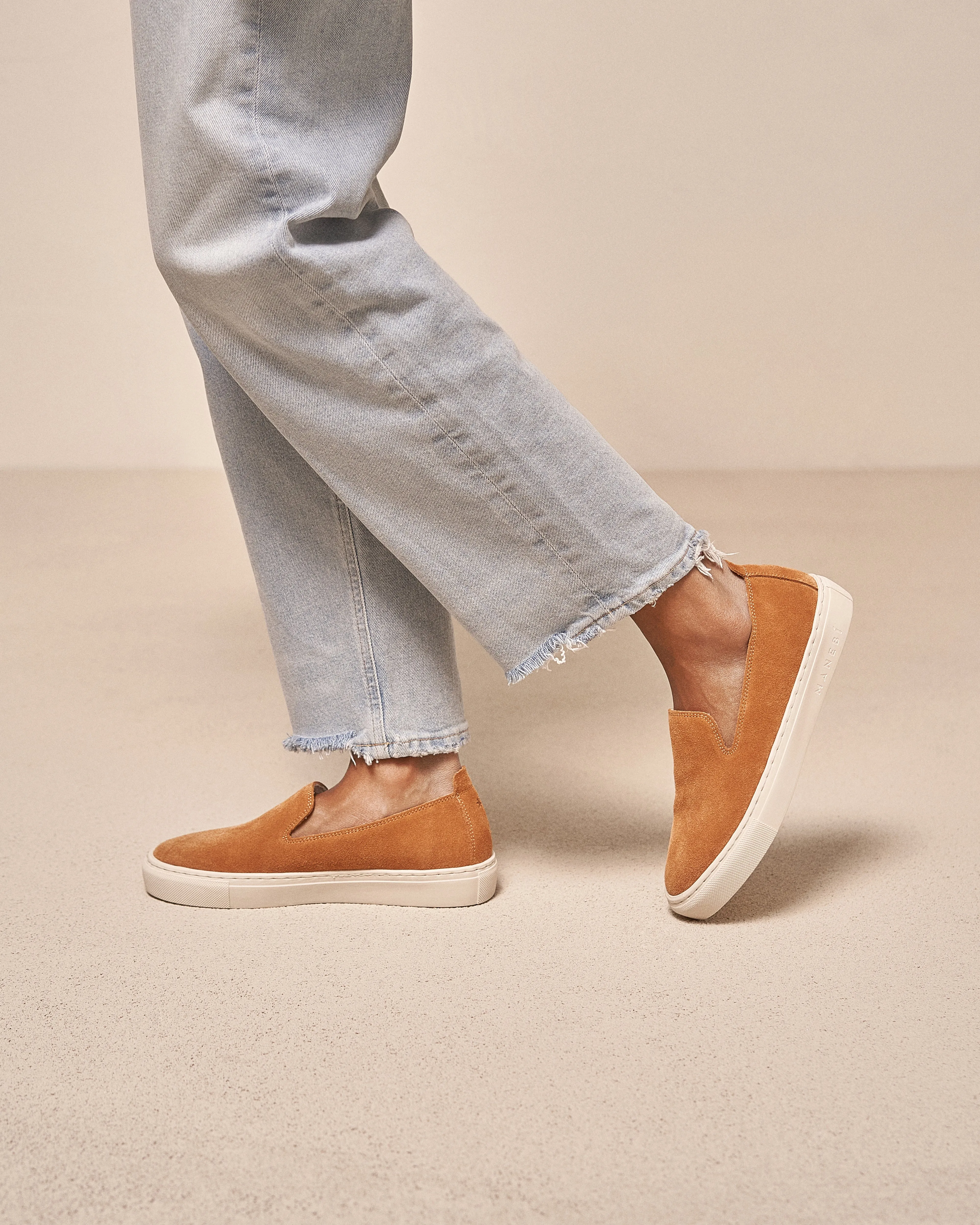 Suede Slip-On - R39SO - Hamptons Cuero