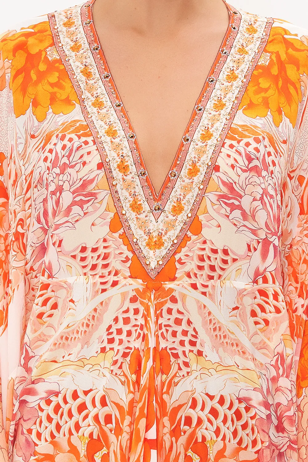T SHAPE LONG KAFTAN DRAGON MOTHER