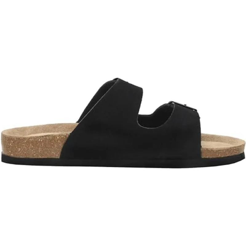 Unisex Sleek Designed Dual Strap Slide Sandals