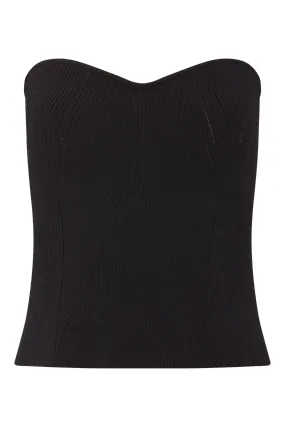 Valerina Knit Top - Black