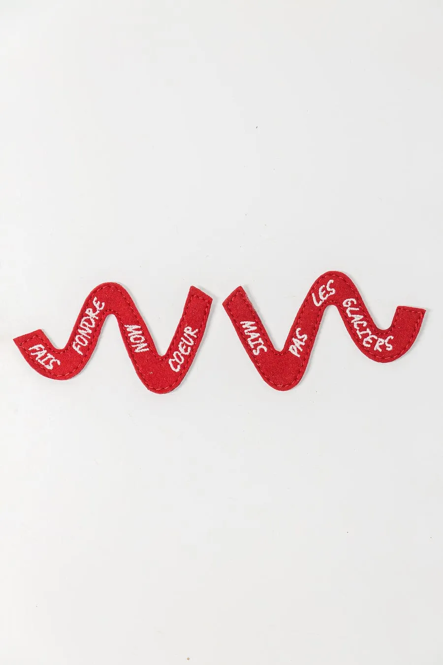 Wild Walker Vegan Suede Straps | Red