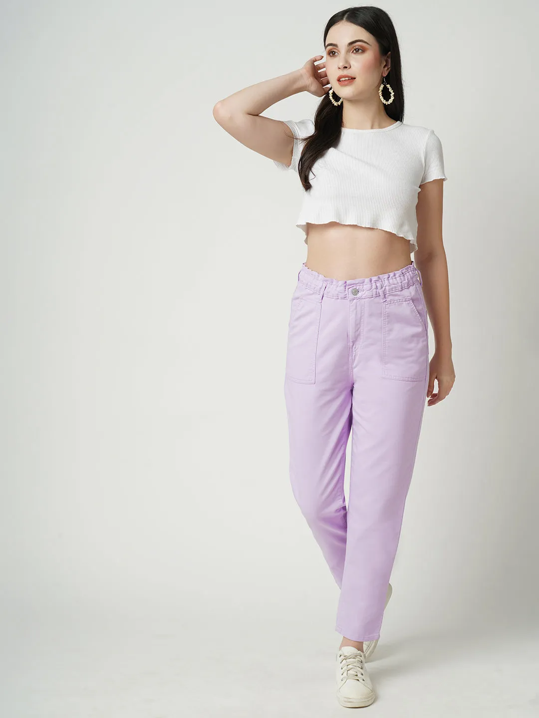 Women High-Rise Baggy Fit Jeans