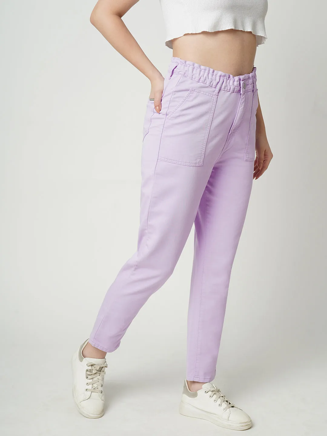 Women High-Rise Baggy Fit Jeans