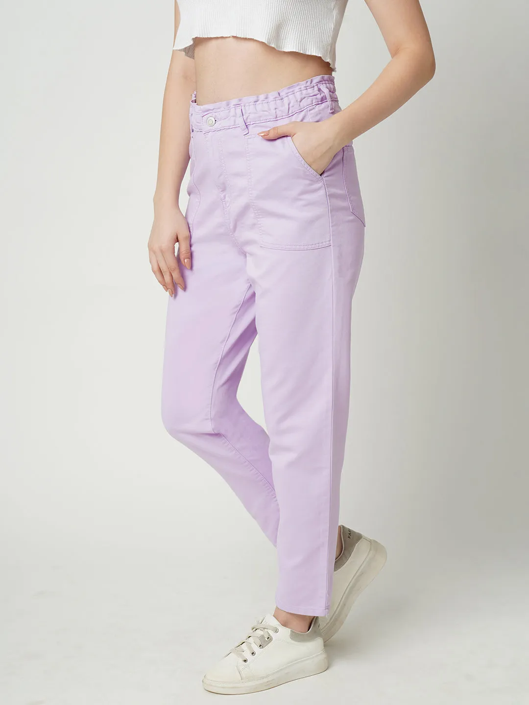 Women High-Rise Baggy Fit Jeans