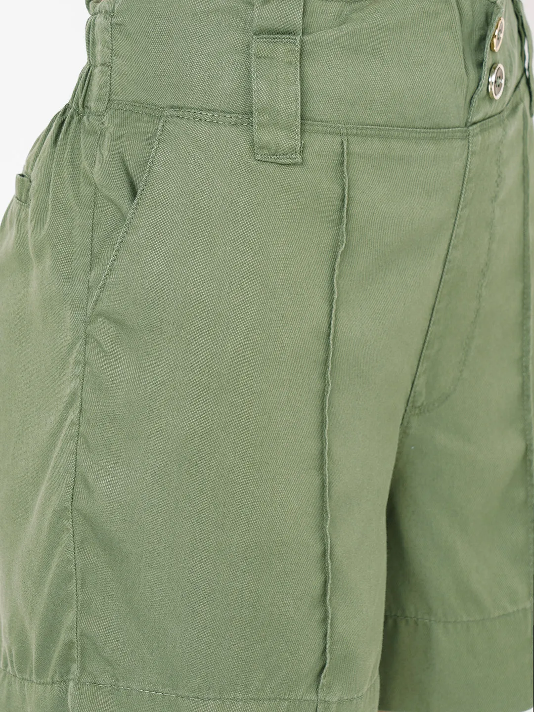 Women High-Rise Slim Fit Short