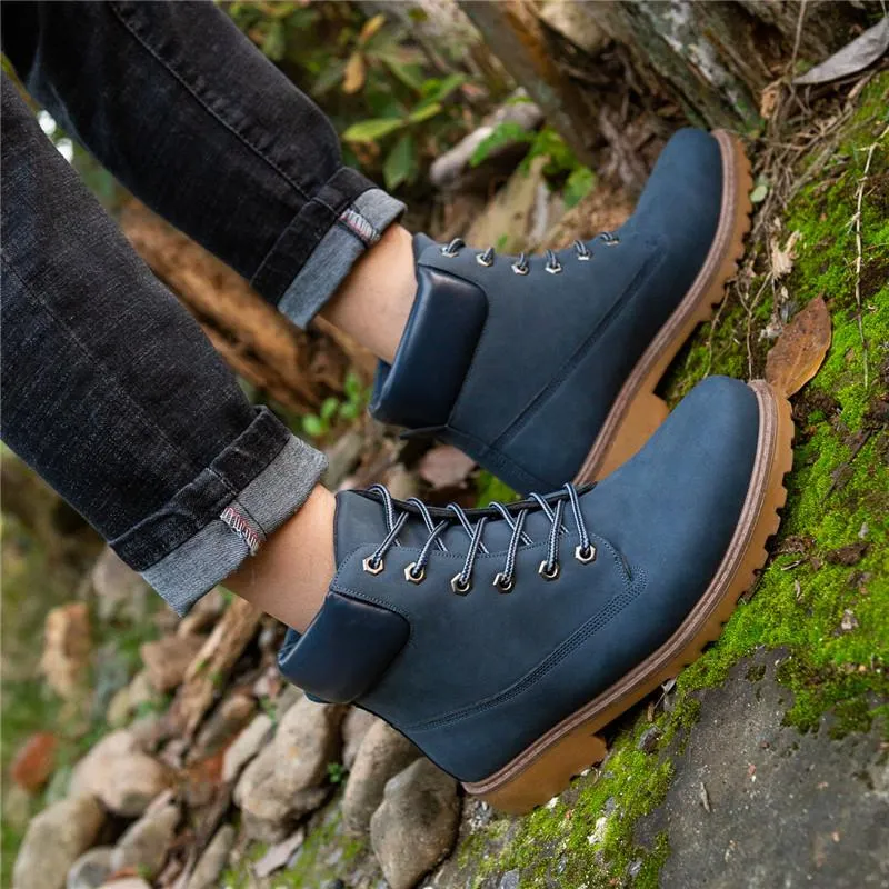 Women winter fall couples short lace up chunky platform boots