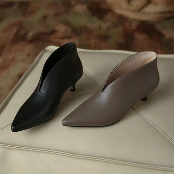 Women's Fashionable Shallow Pointed Toe Stilettos 17870363S