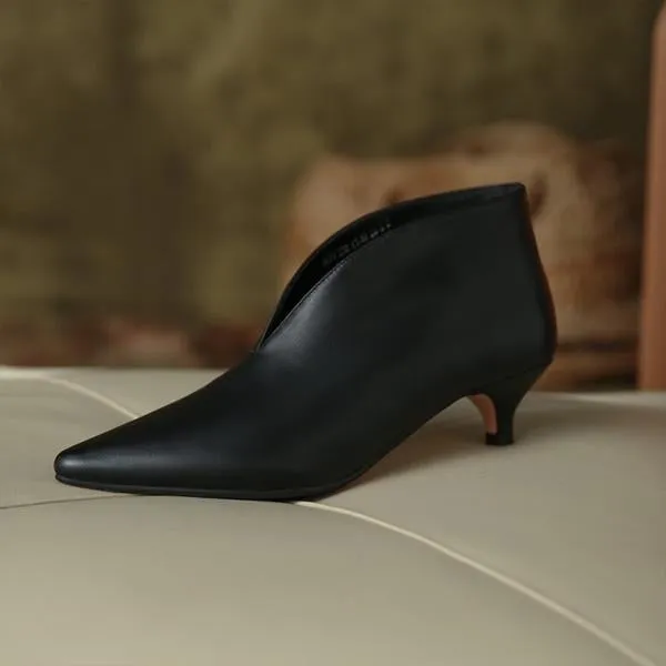 Women's Fashionable Shallow Pointed Toe Stilettos 17870363S