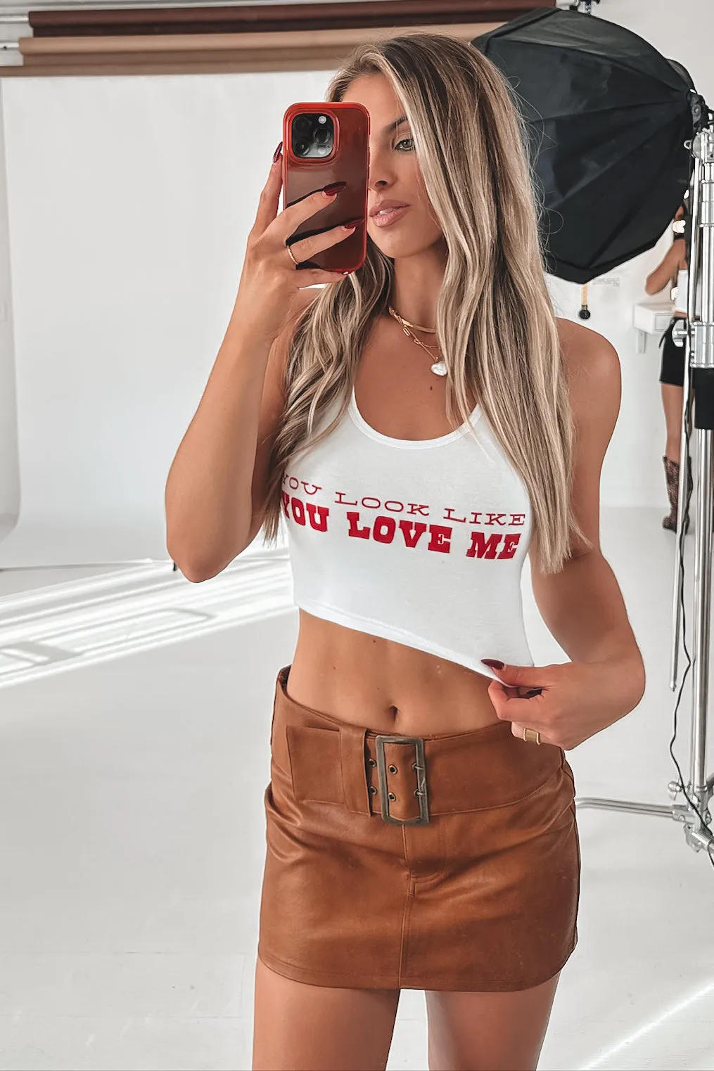 You Look Like You Love Me Graphic Tank